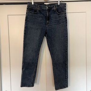 Gap High Rise Cigarette Straight Leg Jeans - Size 16/33 regular